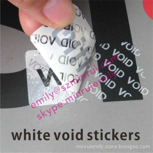 Custom Void Security Stickers Printing,self Adhesive Tamper Proof Void Seal Stickers,tamper Evident Seal Stickers